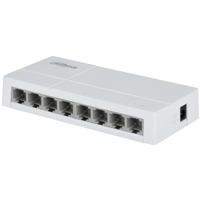DH-SF1008L. Switch Dahua de 8 puertos 10/100 Mbps no administrable de fácil instalación