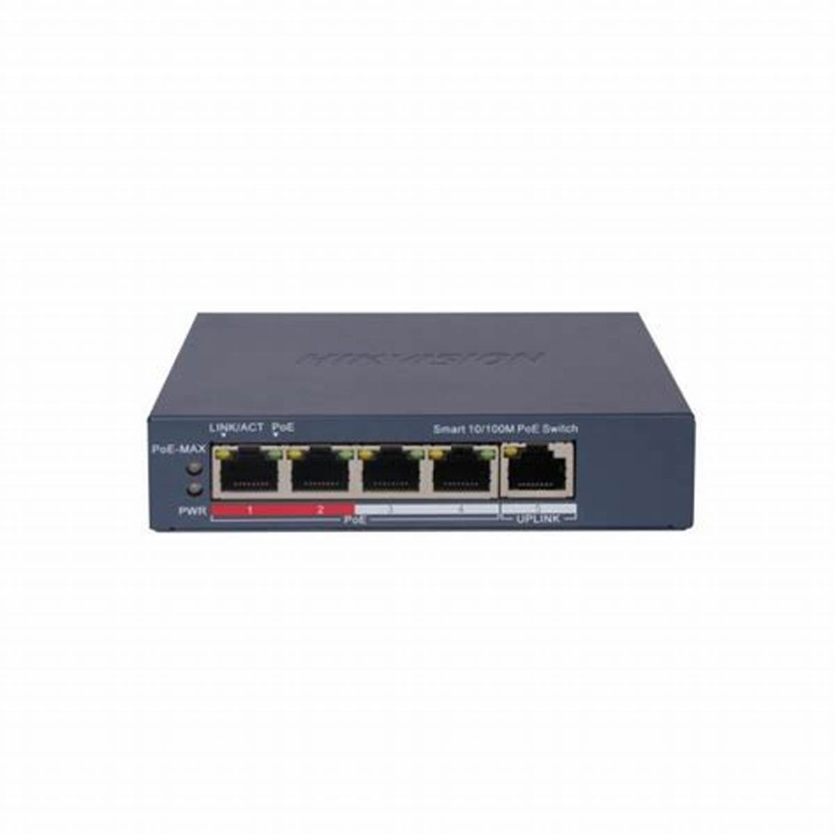 DS-3E1105P-EI/M Switch 4FE PoE Inteligente DS-3E1105P-EI/M V2 Hikvision