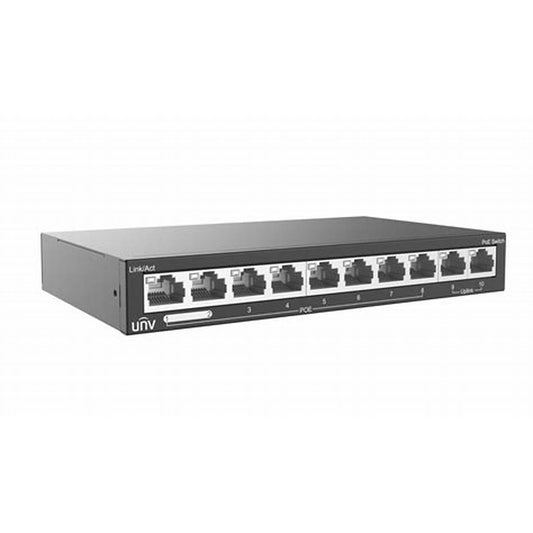 NSW2020-10T Switch PoE Uniview 8 Port + 2 Uplink